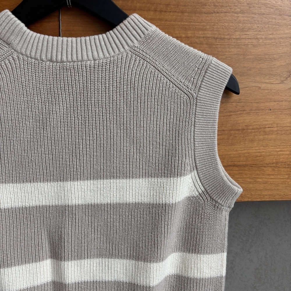 EVERLANE The Cotton Summer Sweater Tank Vest, Size XXS - Picture 10 of 10